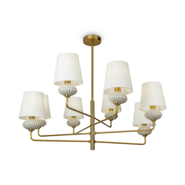 Люстра на штанге Freya CERAMICS FR2029PL-08BS