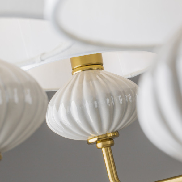 Люстра на штанге Freya CERAMICS FR2029PL-08BS