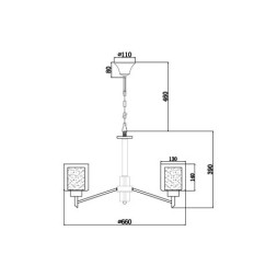 Подвесная люстра Vele Luce Felice 255 VL1425L06