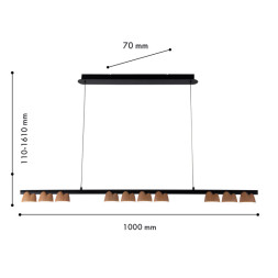 Подвесная люстра Favourite Interline 4266-10P