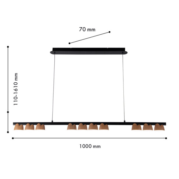 Подвесная люстра Favourite Interline 4266-10P