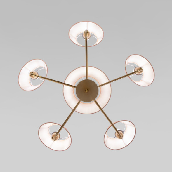 Детская люстра Eurosvet Milos 60153/8 латунь