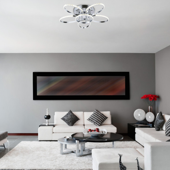 Потолочная люстра Eurosvet Soul 90098/6 хром