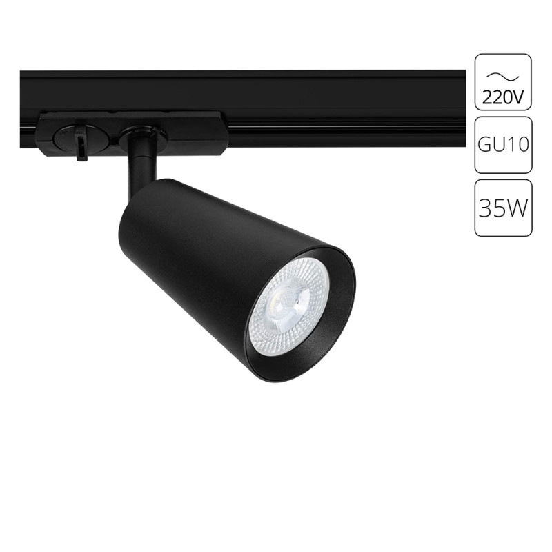Трековый светильник ARTE Lamp CINTURA A2354PL-1BK