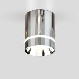 Накладной точечный светильник Elektrostandard DLR021 9W 4200K хром