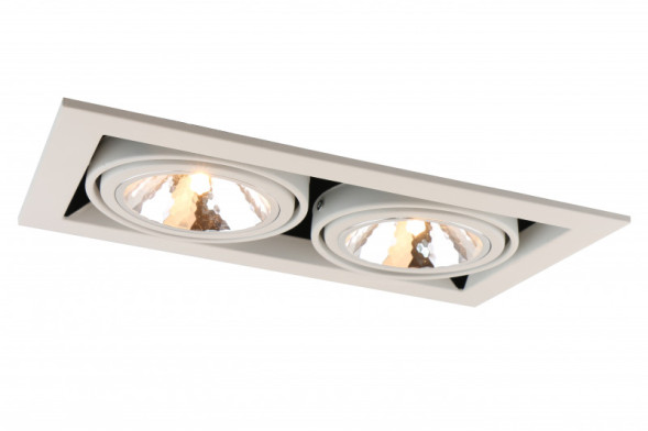 Встраиваемый точечный светильник ARTE Lamp CARDANI SEMPLICE A5949PL-2WH