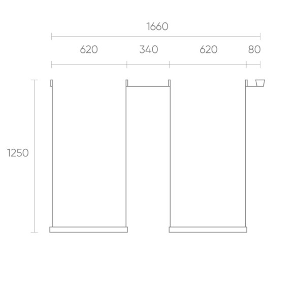 Трек-система Denkirs Belty SET DK55SET04-01-DB