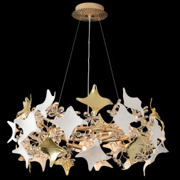 Подвесная люстра Crystal Lux LETISIA LETISIA SP8 GOLD