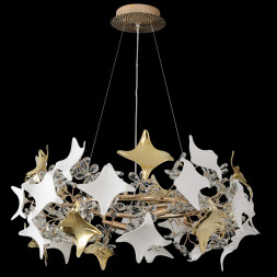 Подвесная люстра Crystal Lux LETISIA LETISIA SP8 GOLD