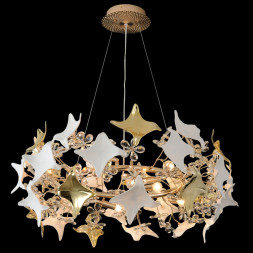 Подвесная люстра Crystal Lux LETISIA LETISIA SP8 GOLD