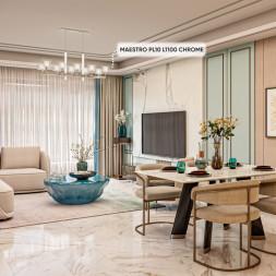 Люстра на штанге Crystal Lux MAESTRO MAESTRO SP-PL10 L1100 CHROME