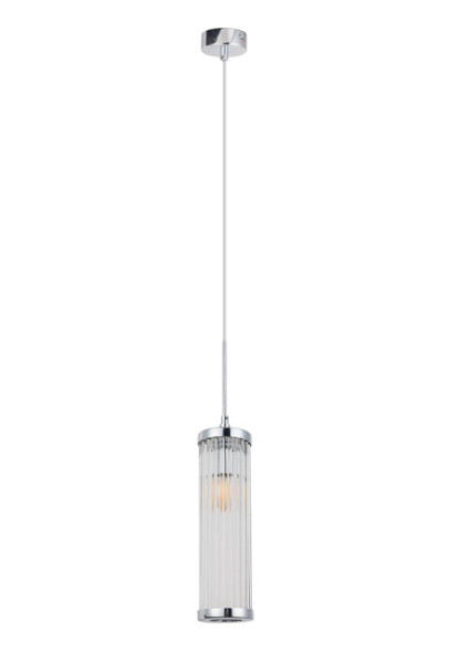 Подвесной светильник Crystal Lux TADEO TADEO SP1 D100 CHROME/TRANSPARENTE