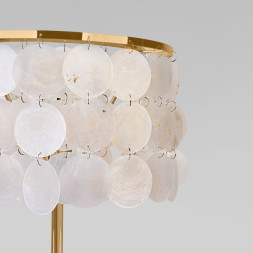 Настольная лампа Eurosvet Sandra 208101 латунь/перламутр