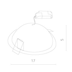 Встраиваемый точечный светильник ARTE Lamp Riflessione A7016PL-1WH