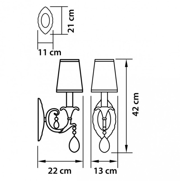 Бра Lightstar Cappa 691614
