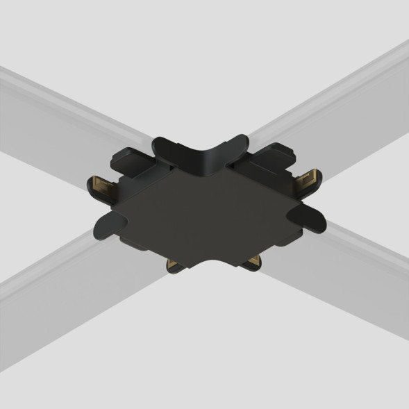 Соединитель для шинопровода Denkirs AIR BASE TR5234-BK