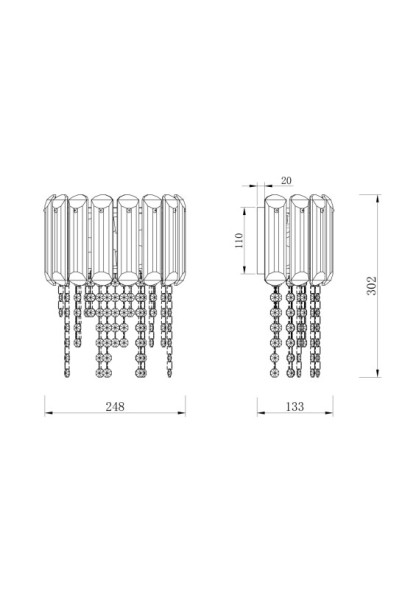 Бра Maytoni Hail MOD097WL-02CH