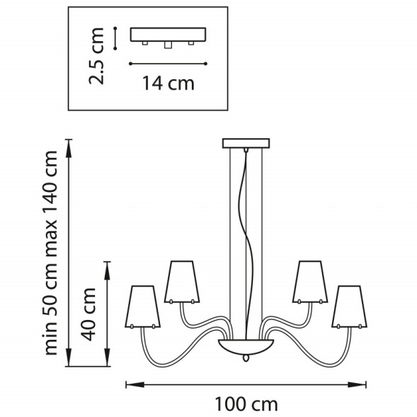 Подвесная люстра Lightstar DIAFANO 758164