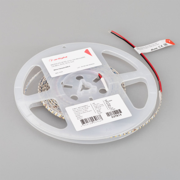Лента Arlight MICROLED-M182-4mm 2216 037819 50W 24V 1050lm белый (холодный) IP20