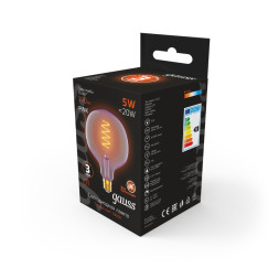 Светодиодная лампа Gauss 1011802105 5W 220V 190lm E27 белый (теплый)