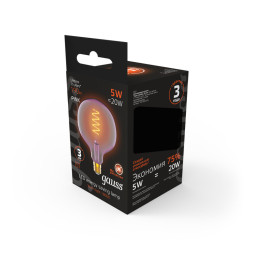 Светодиодная лампа Gauss 1011802105 5W 220V 190lm E27 белый (теплый)