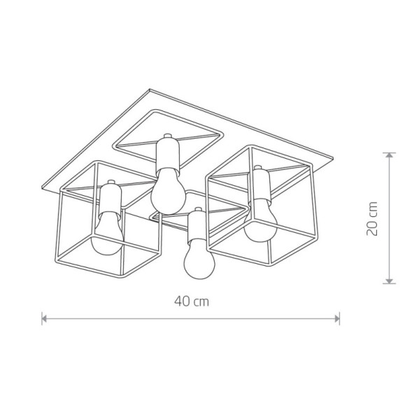 Потолочная люстра Nowodvorski COBA 9044