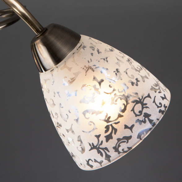 Люстра на штанге Eurosvet Natalie 30130/3 античная бронза