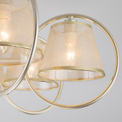 Люстра на штанге Eurosvet Volante 60093/8 перламутровое золото