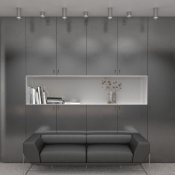 Накладной точечный светильник Elektrostandard DLR021 9W 4200K хром матовый