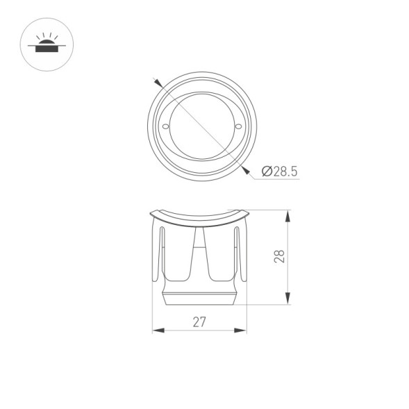 Светильник для ступеней Arlight 052579 LODESTAR