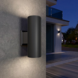 Уличный настенный светильник Elektrostandard Techno 1403 cерый