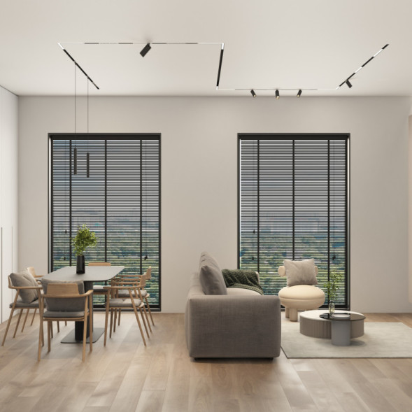 Светодиодный трековый светильник Denkirs DK8208-BK SIMPLE SPOT