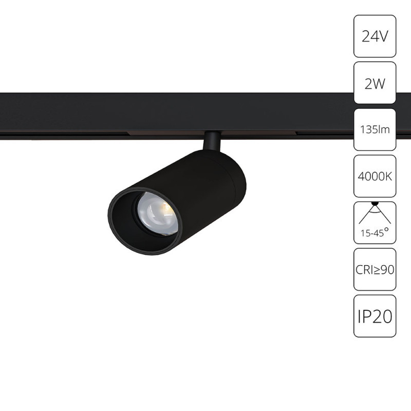 Магнитный трековый светильник ARTE Lamp PRESTO A6227PL-1BK