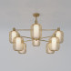 Люстра на штанге Eurosvet 30192/8 золото Voile