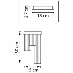 Потолочный светильник Lightstar ROMA 718033