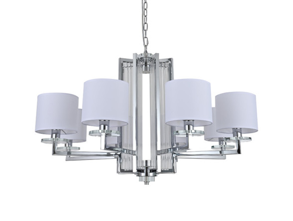 Подвесная люстра Newport 35408+1/C chrome без абажуров Amalia