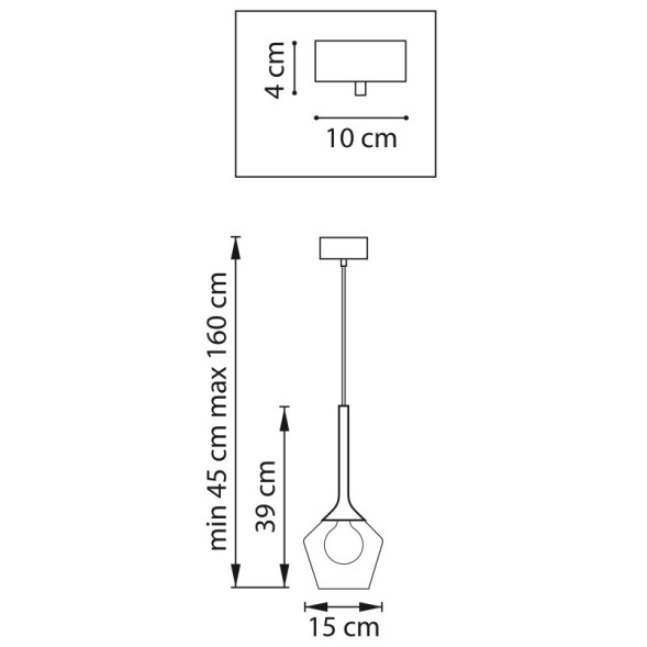 Подвесной светильник Lightstar VETRO 801201