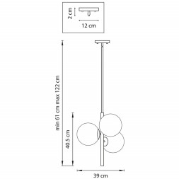 Подвесная люстра Lightstar CROCO 815031