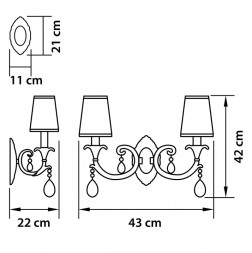 Бра Lightstar Cappa 691622