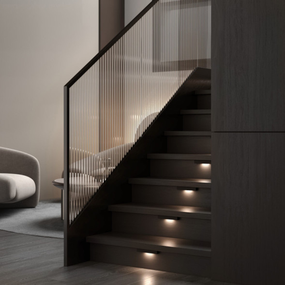 Светильник для ступеней Elektrostandard 40163/LED 3000K Черный