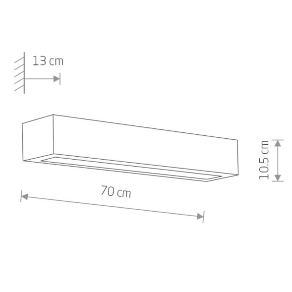 Бра Nowodvorski GIPSY PROSTOKAT 2208