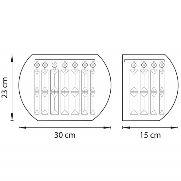 Бра Lightstar ACQUARIO 753634