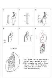Бра Lightstar ACQUARIO 753634