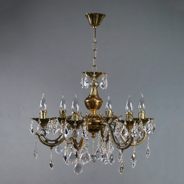 Подвесная люстра AMBIENTE by BRIZZI Aria 8818/6 PB New Leaf