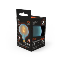 Светодиодная лампа Gauss 1013802105 5W 220V 190lm E27 белый (теплый)