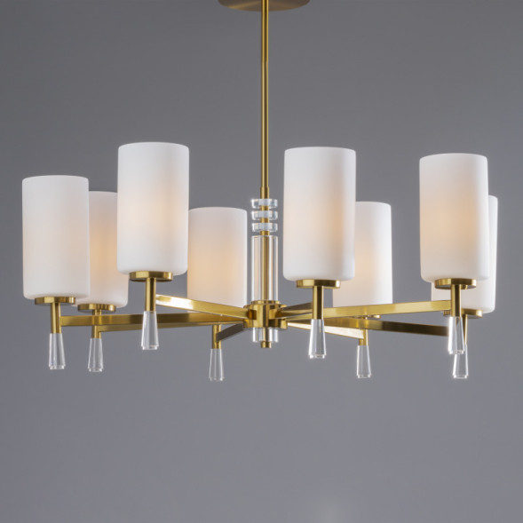 Люстра на штанге Freya CHIC FR2031PL-08BS