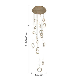 Каскадная люстра Favourite Jongleur 4322-20P