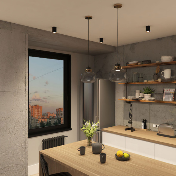 Подвесной светильник Eurosvet Jeffry 50241/1 LED прозрачный