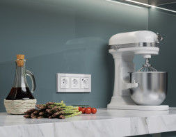 Розетка Ambrella Volt MA106010 ALFA QUANT