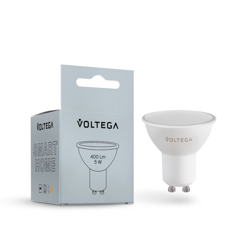 Светодиодная лампа Voltega Wi-Fi bulbs 2425 5W 220V 400lm GU10 белый (регулируемый)